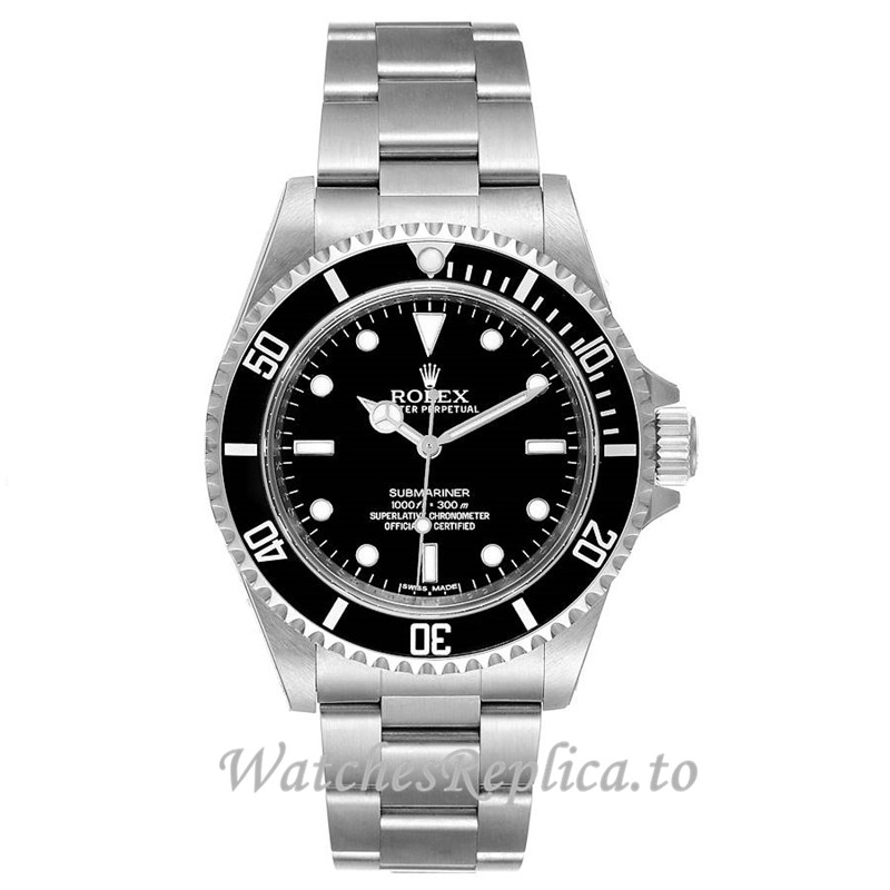 Replica Rolex Submariner Black Dial 14060 - WatchesReplica.is