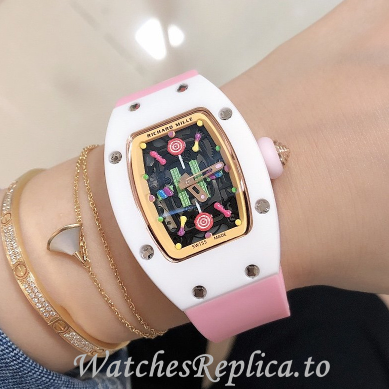 Richard Mille Replica RM37-01 Rubber strap 52.65x34.40MM - WatchesReplica.is
