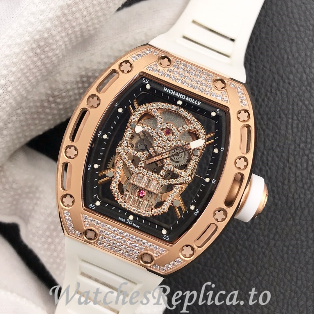 Richard Mille Replica RM052 Rubber strap 50MM - WatchesReplica.is