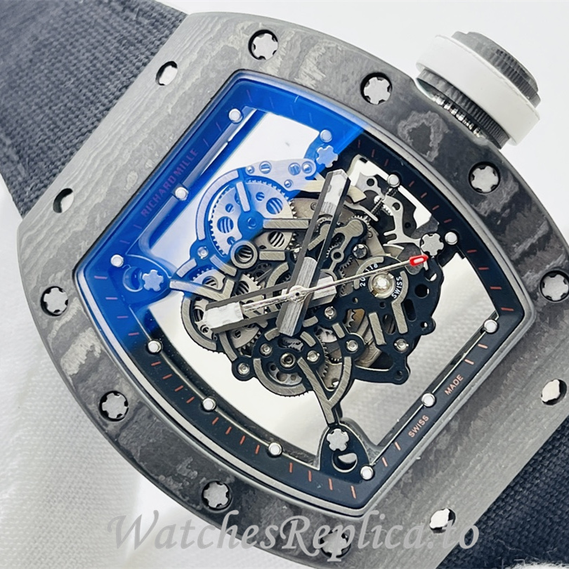 Richard Mille Replica RM055 Canvas strap 50MM - WatchesReplica.is