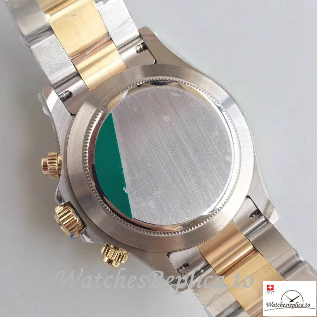 Swiss Rolex Daytona Cosmograph Replica 116503 002 Yellow Gold Strap 40MM - WatchesReplica.is