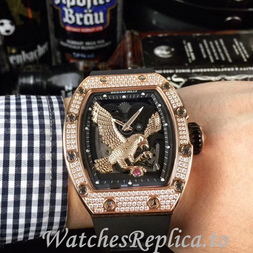 Richard Mille Replica RM23-02 Rubber strap 50MM - WatchesReplica.is