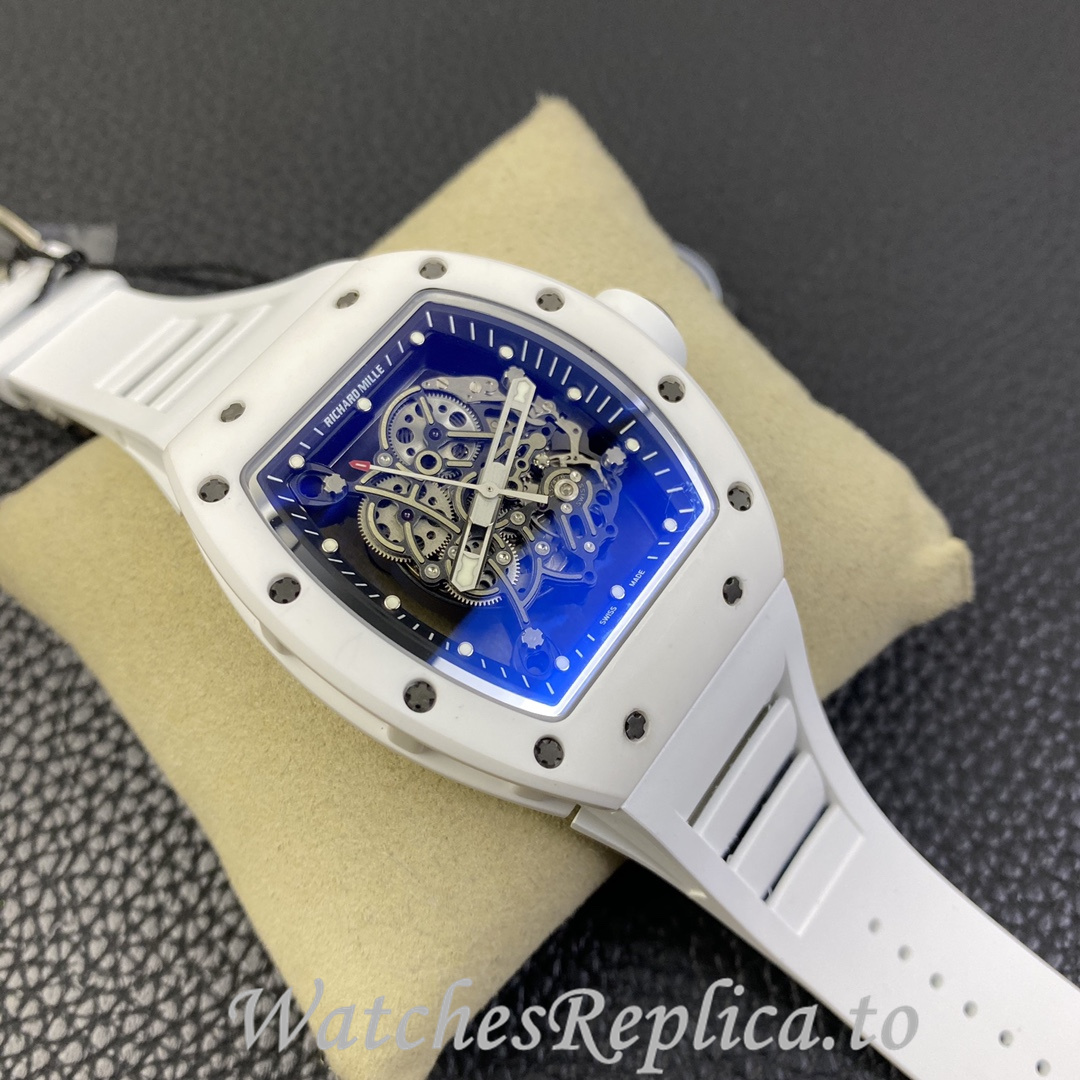 Richard Mille Replica RM055 Rubber strap 50MM - WatchesReplica.is