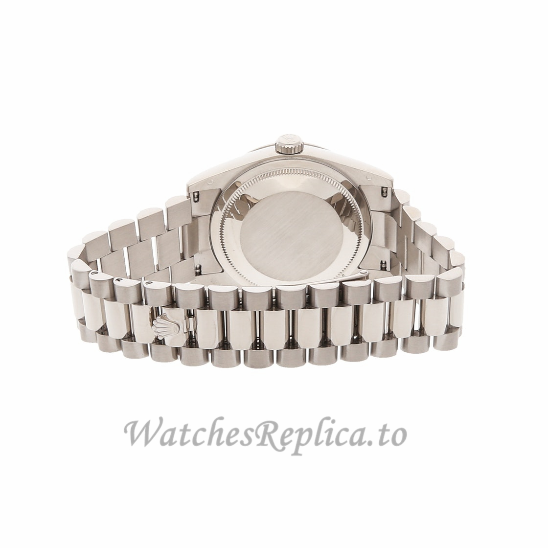 Rolex Replica Day-Date Silver Dial 118209 - WatchesReplica.is