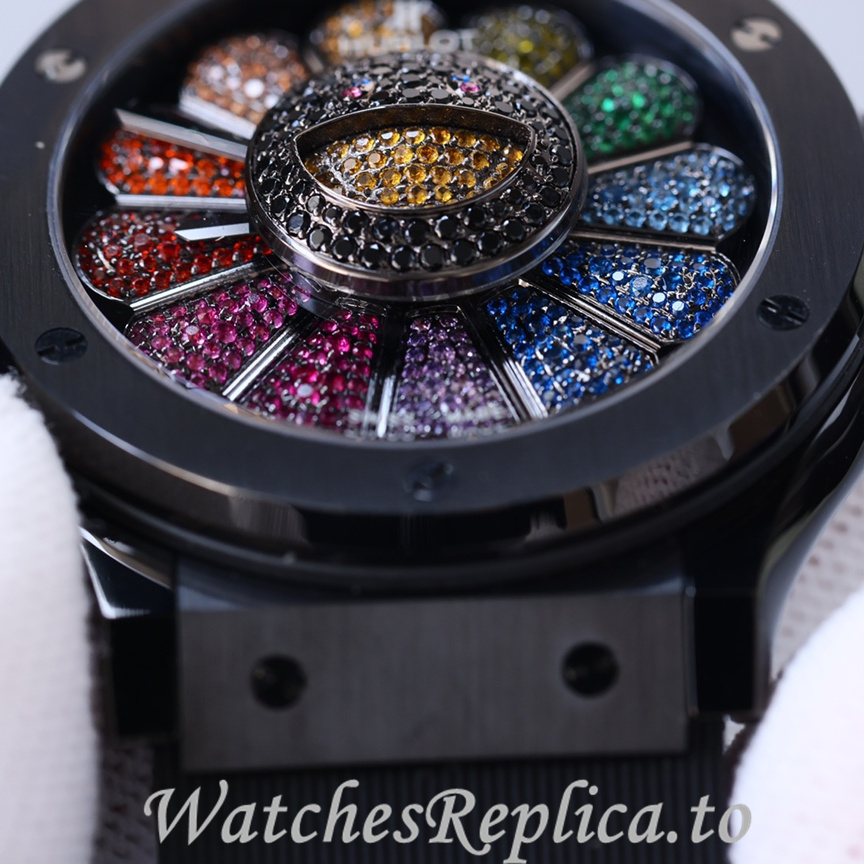 Hublot Replica 507.CX.9000.RX.TAK21 Rubber strap 45MM - WatchesReplica.is