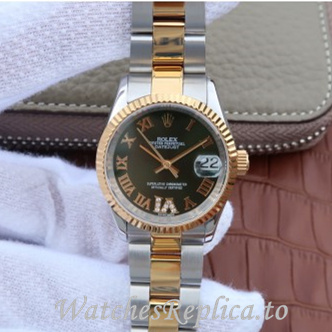 Swiss Rolex Datejust Replica 178383 Stainless steel strap 31MM - WatchesReplica.is