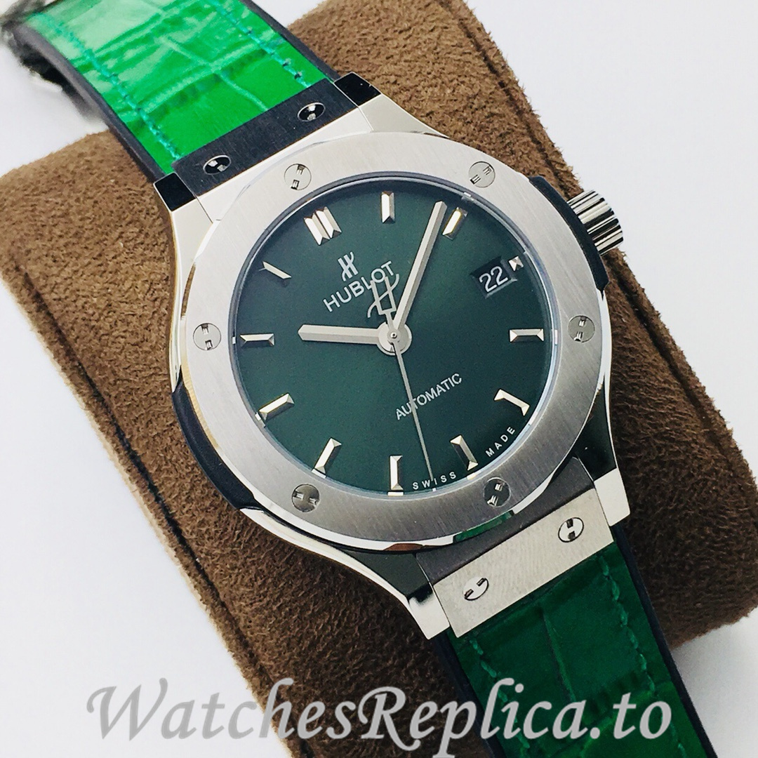 Hublot Replica Classic-Fusion-Series Leather strap 38MM - WatchesReplica.is