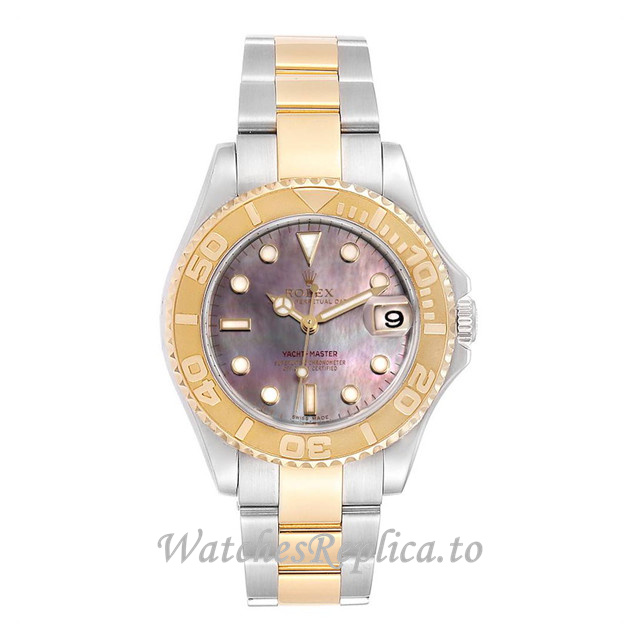 Replica Rolex-Yacht Master 168623 DKM 29MM Stainless steel strap Ladies Watch - WatchesReplica.is