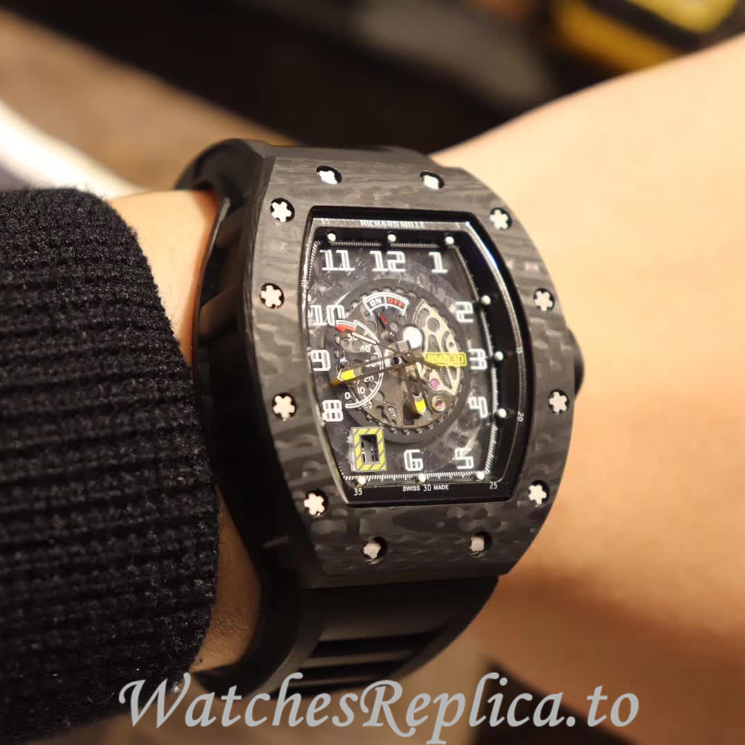 Richard Mille Replica RM030 Rubber strap 50MM - WatchesReplica.is