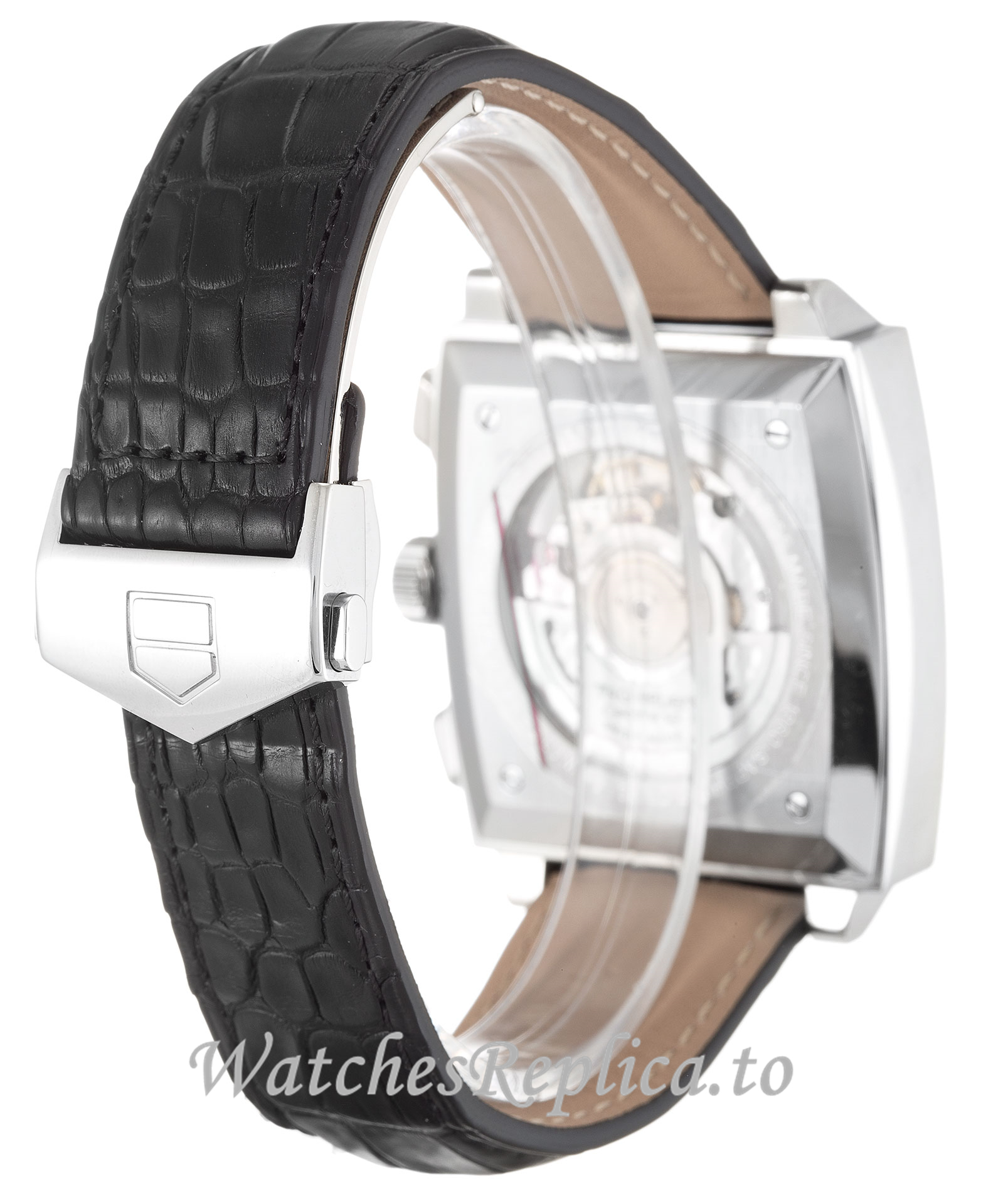 Tag Heuer Monaco Black Dial CAW2110.FC6177-39 MM - WatchesReplica.is