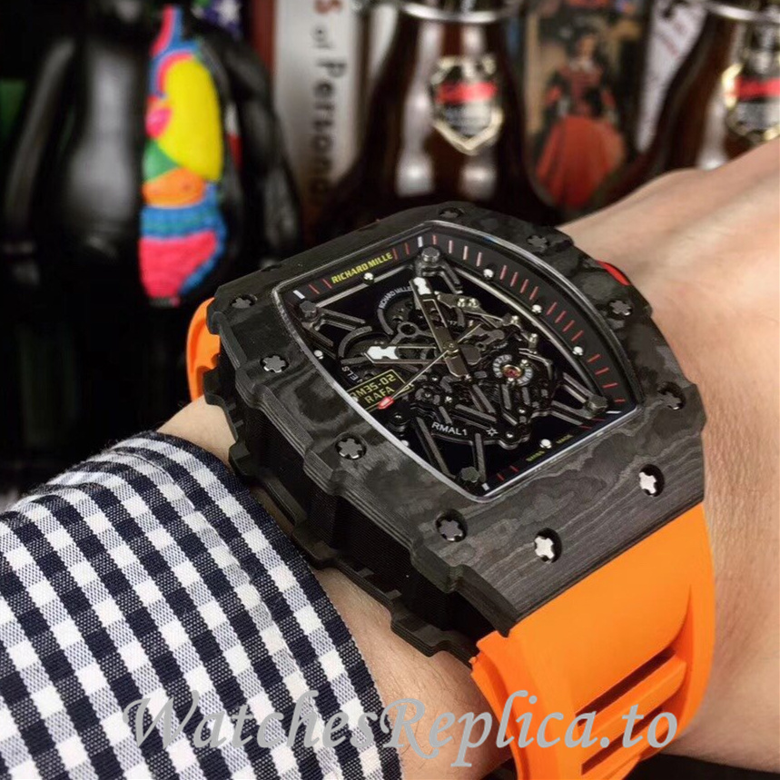 Richard Mille Replica RM35-02 Rubber strap 50MM - WatchesReplica.is