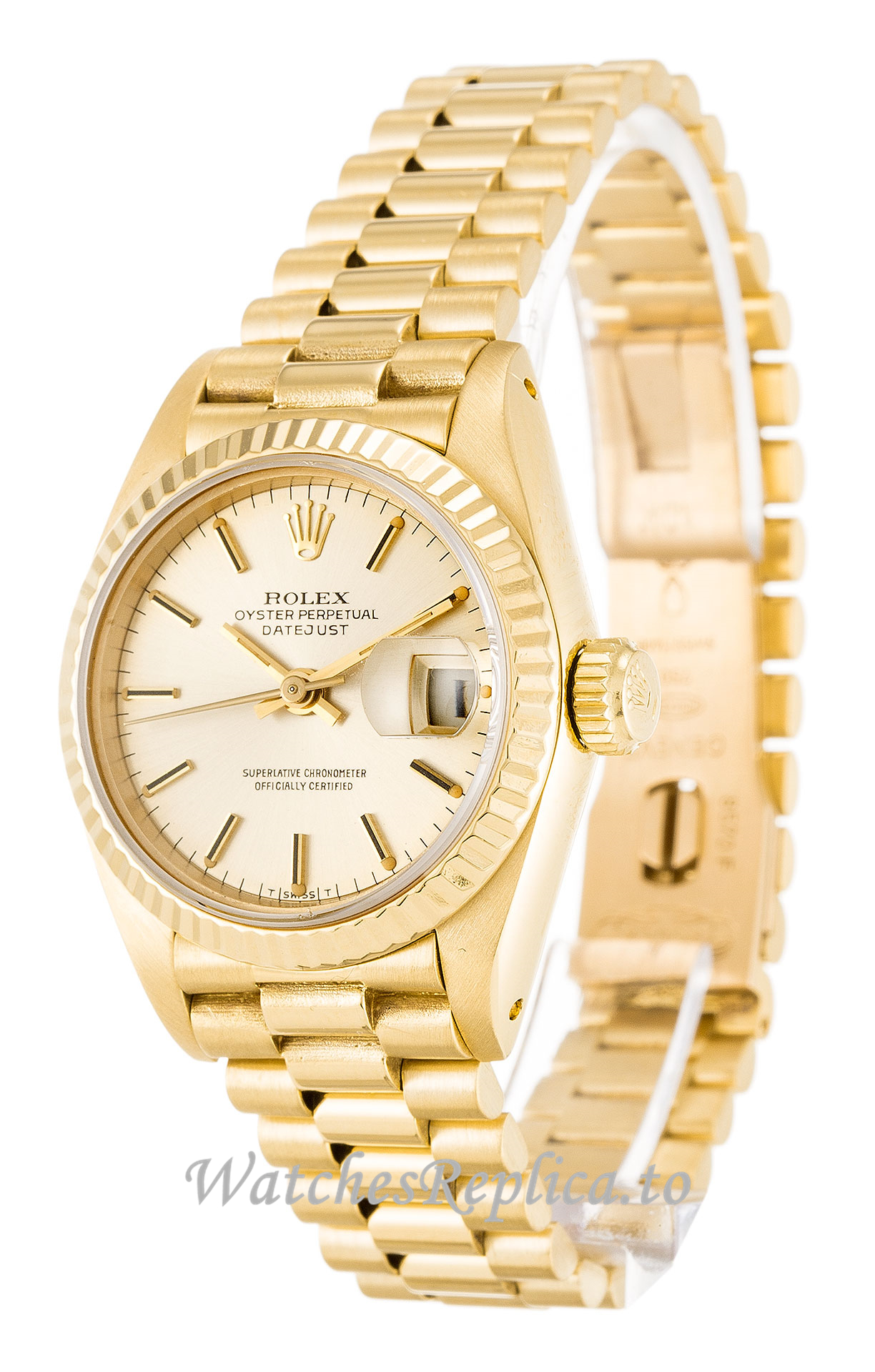 Rolex Datejust Lady Champagne Dial 69178 - WatchesReplica.is