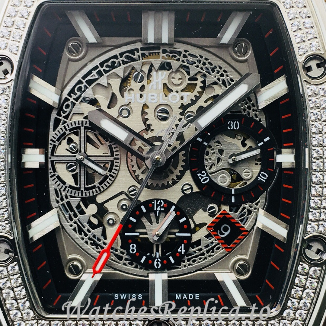 Hublot Replica SPIRIT OF BIG BANG Leather strap 42MM - WatchesReplica.is