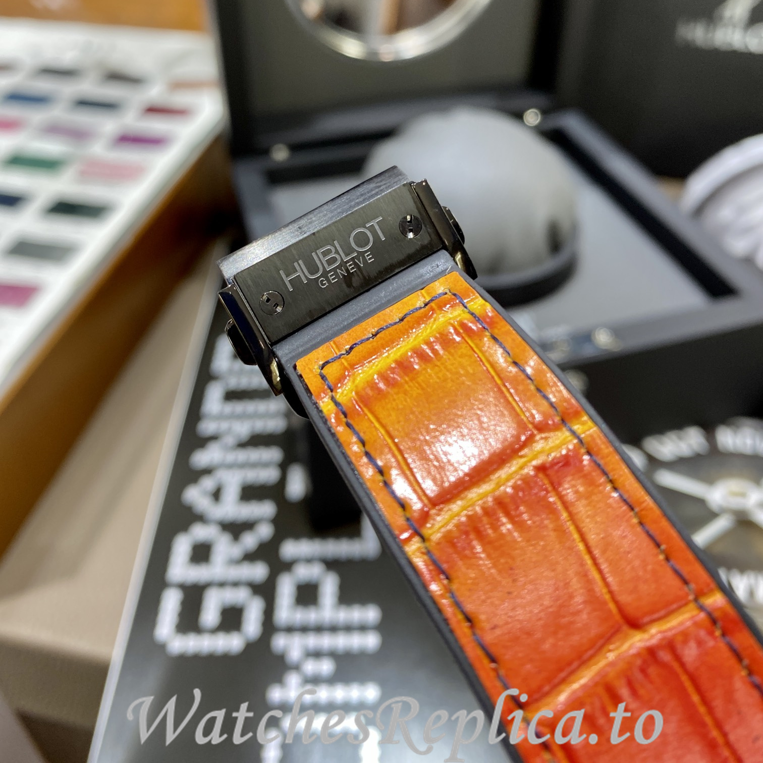 Hublot Replica 507.CX.9000.RX.TAK21 Rubber strap 45MM - WatchesReplica.is