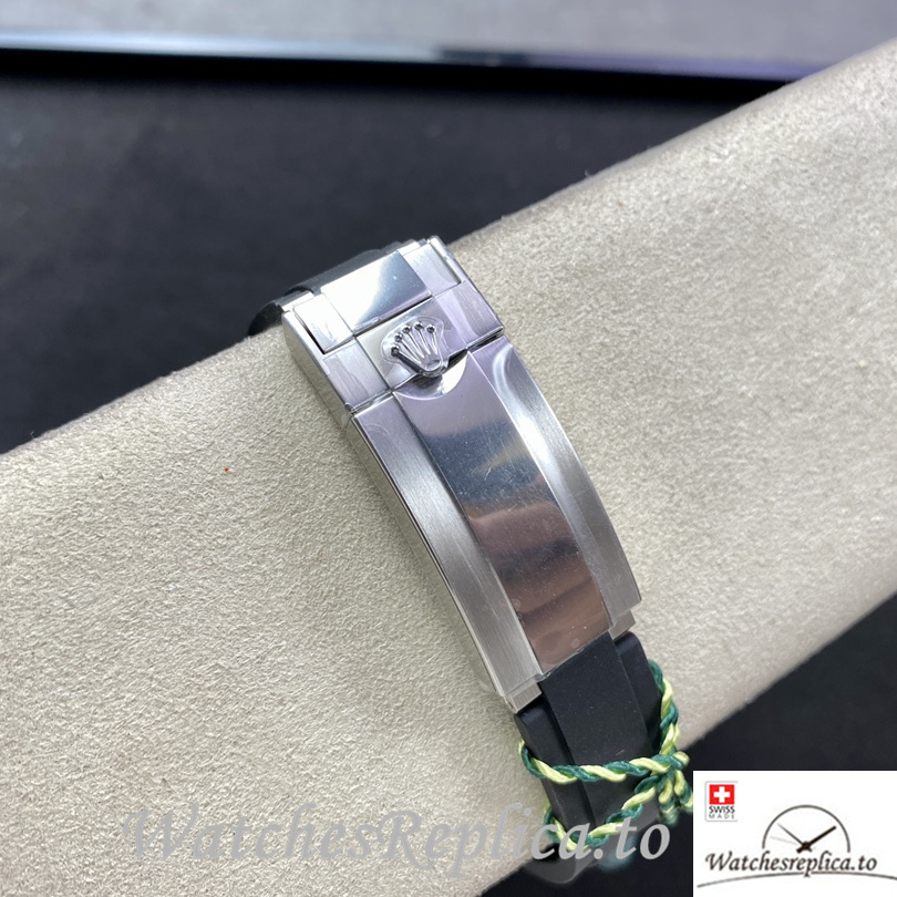 Swiss Rolex Yacht Master Replica 226679TBR Rubber strap 42MM Black Dial - WatchesReplica.is