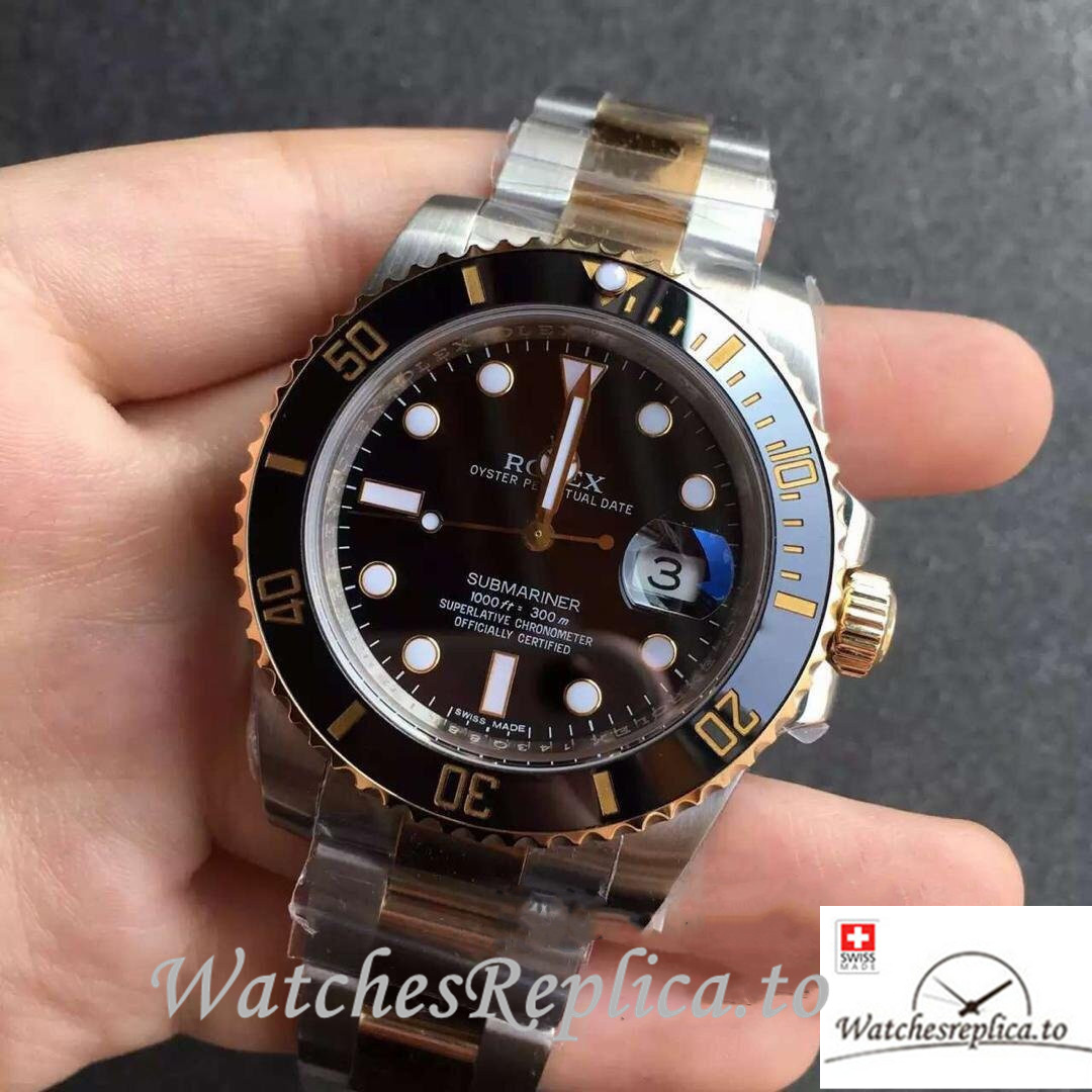 Swiss Rolex Submariner Replica 116613 Stainless steel strap 40MM - WatchesReplica.is