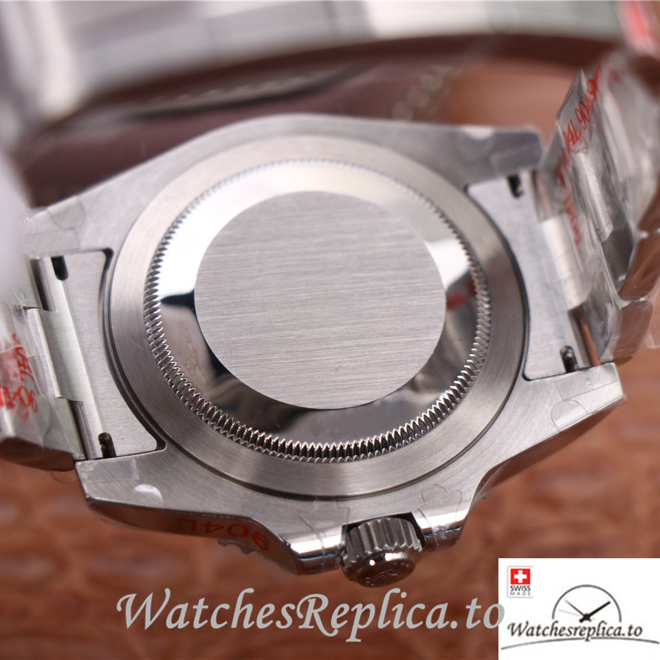 Swiss Rolex Submariner Replica Stainless steel strap 40MM Pink Dial - WatchesReplica.is