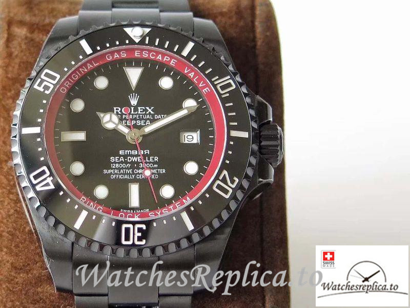 Swiss Rolex Sea-Dweller Bamford Replica 116660 001 Black Bezel 44MM - WatchesReplica.is
