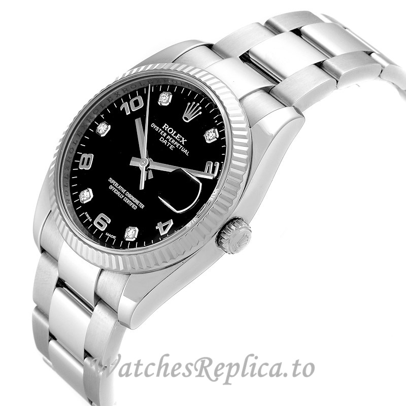 Replica Rolex Date 115234-3 34MM - WatchesReplica.is