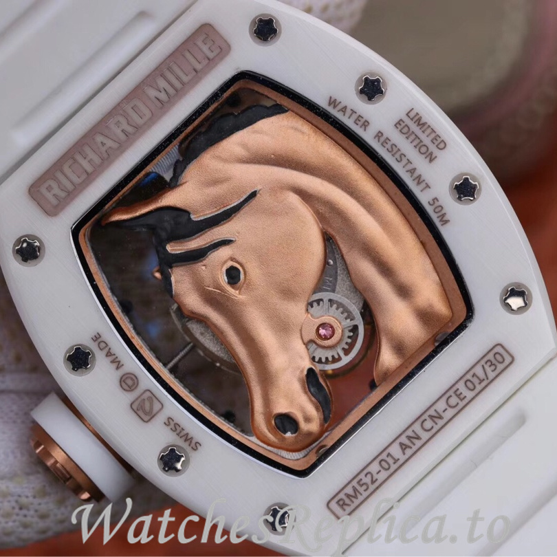 Richard Mille Replica RM52-02 Rubber strap 50MM - WatchesReplica.is