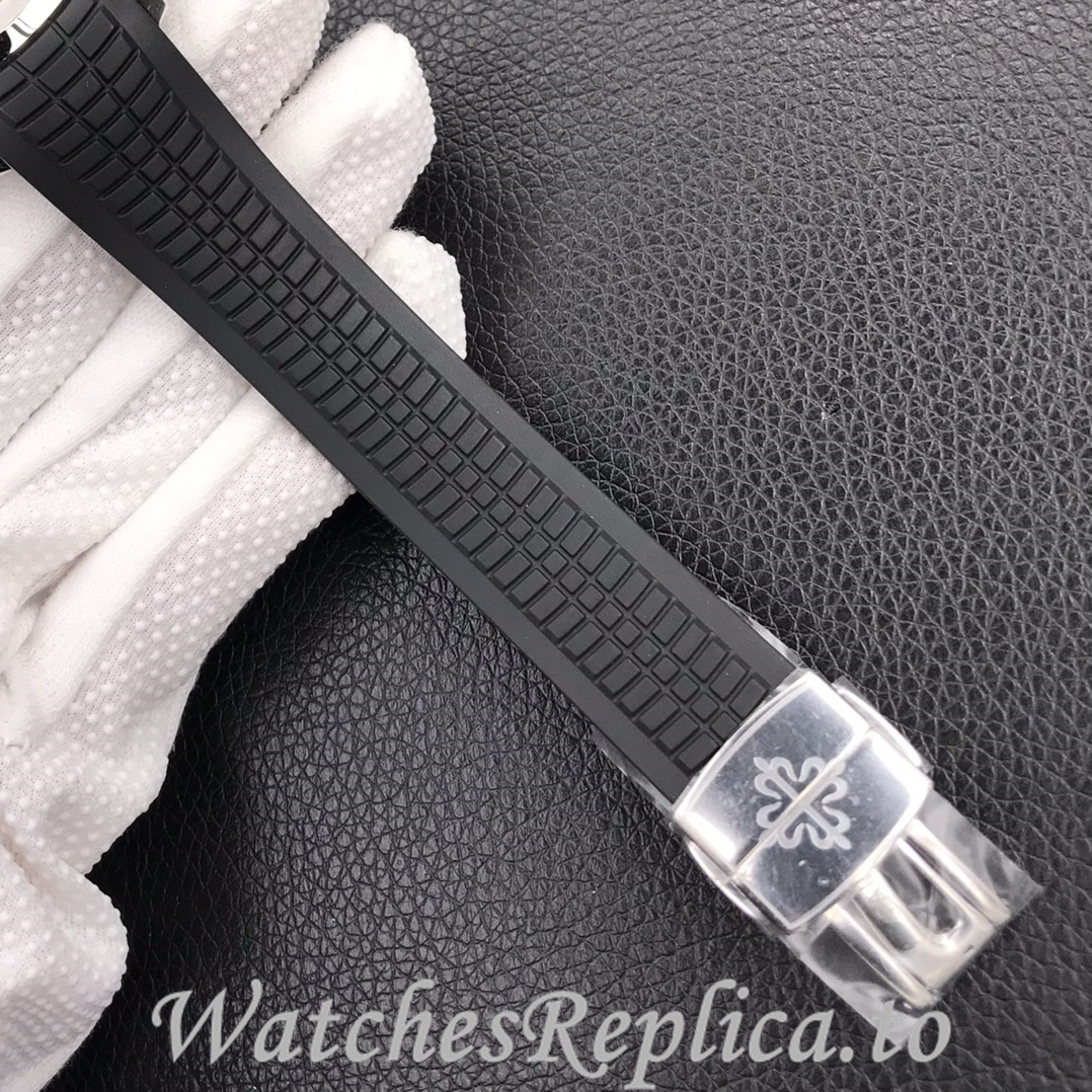 Patek Philippe Replica Aquanaut 5167 Rubber strap 40MM - WatchesReplica.is