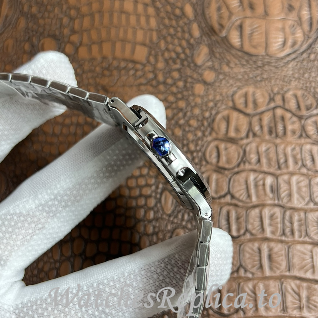 Patek Philippe Replica Nautilus 5711 Platinum strap 40MM - WatchesReplica.is