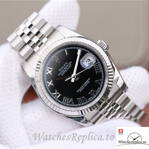 Swiss Rolex Datejust Replica 116234-0086 Stainless steel strap strap 36MM - WatchesReplica.is