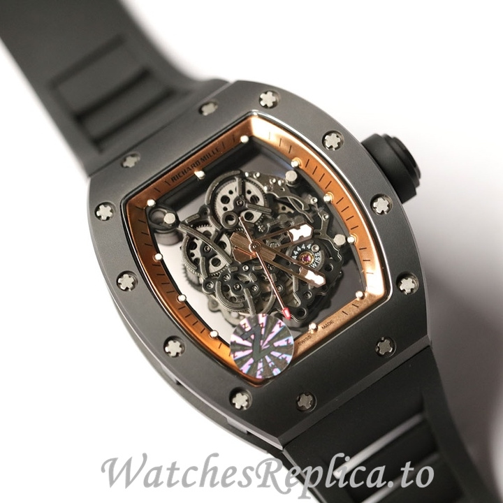 Richard Mille Replica RM055 Rubber strap 50MM - WatchesReplica.is