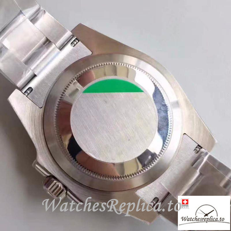 Swiss Rolex GMT-Master II Replica 116710BLNR Silver Strap 40MMx12.1MM - WatchesReplica.is