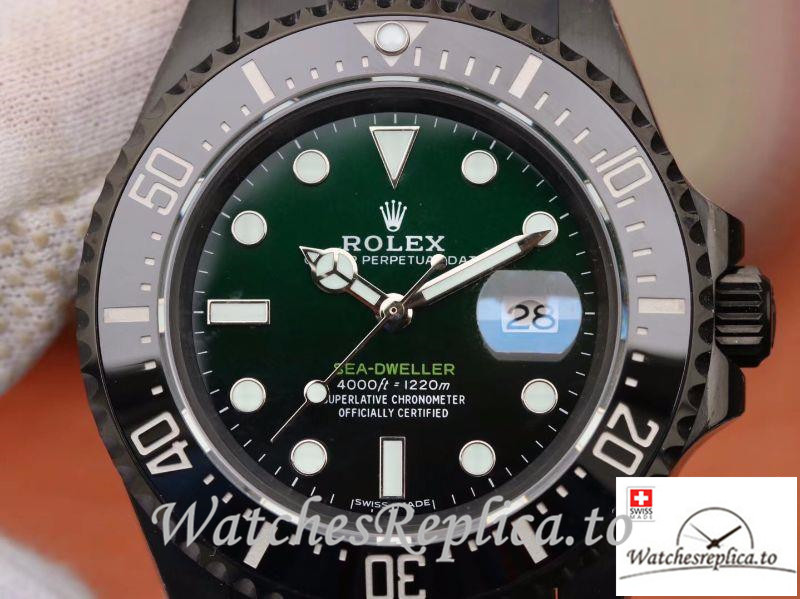Swiss Rolex Sea-Dweller Deepsea Replica 11666001 Black Bezel 44MM - WatchesReplica.is