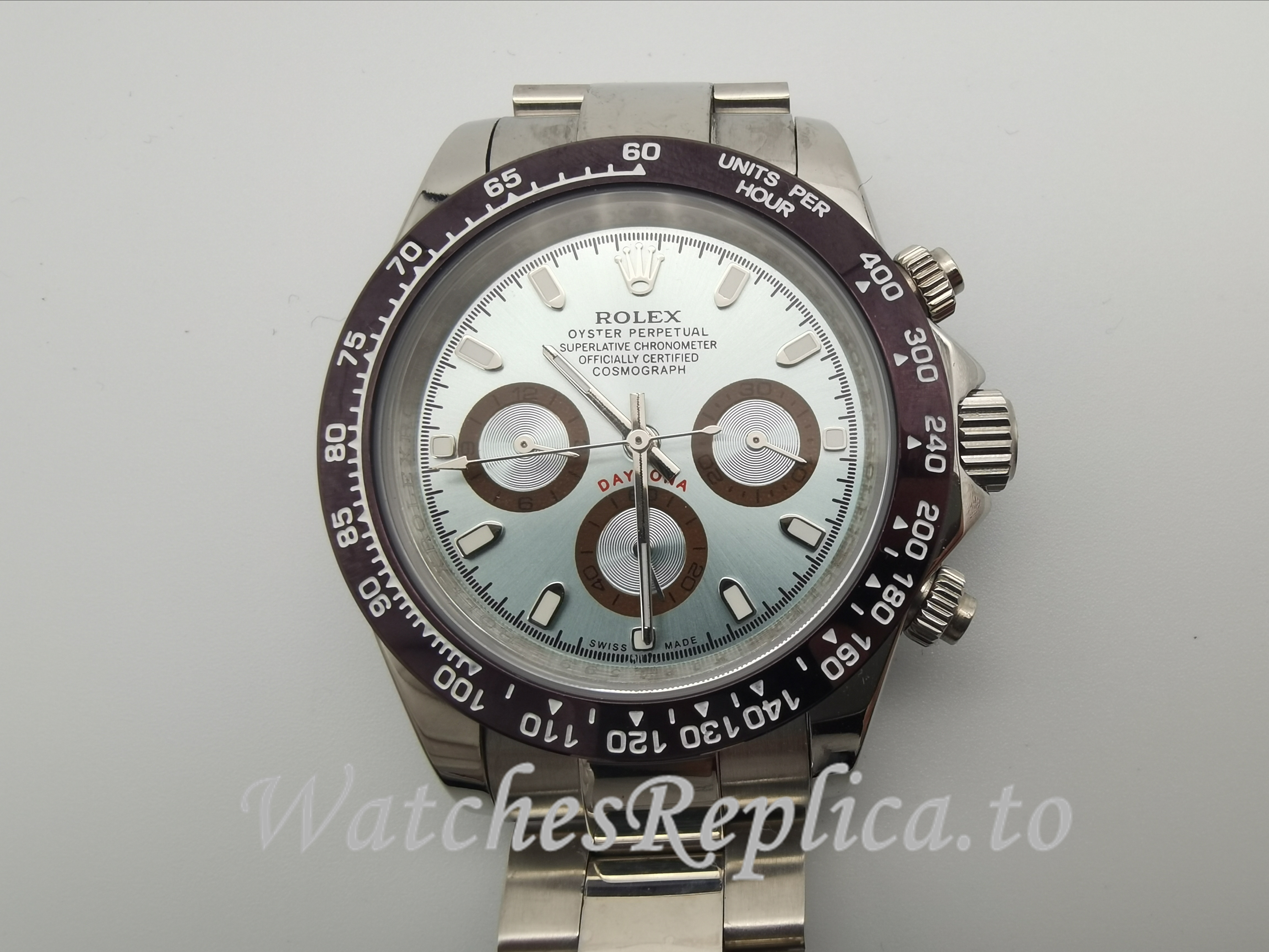 Swiss Rolex Daytona Cosmograph Replica 116506 Silver Strap 40MM - WatchesReplica.is