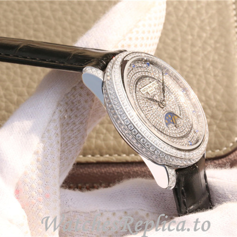 Patek Philippe Replica Complications 4968 Leather strap 33.3MM - WatchesReplica.is