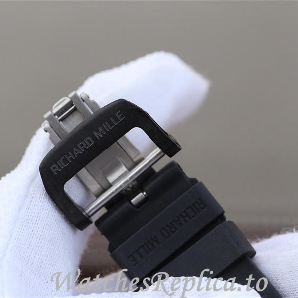 Richard Mille Replica RM011 Rubber strap 50MM - WatchesReplica.is