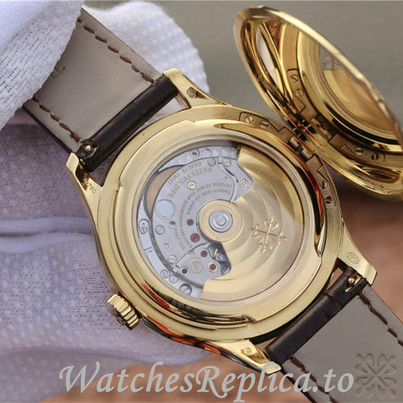 Patek Philippe Replica Calatrava 5227 Leather strap 39MM - WatchesReplica.is