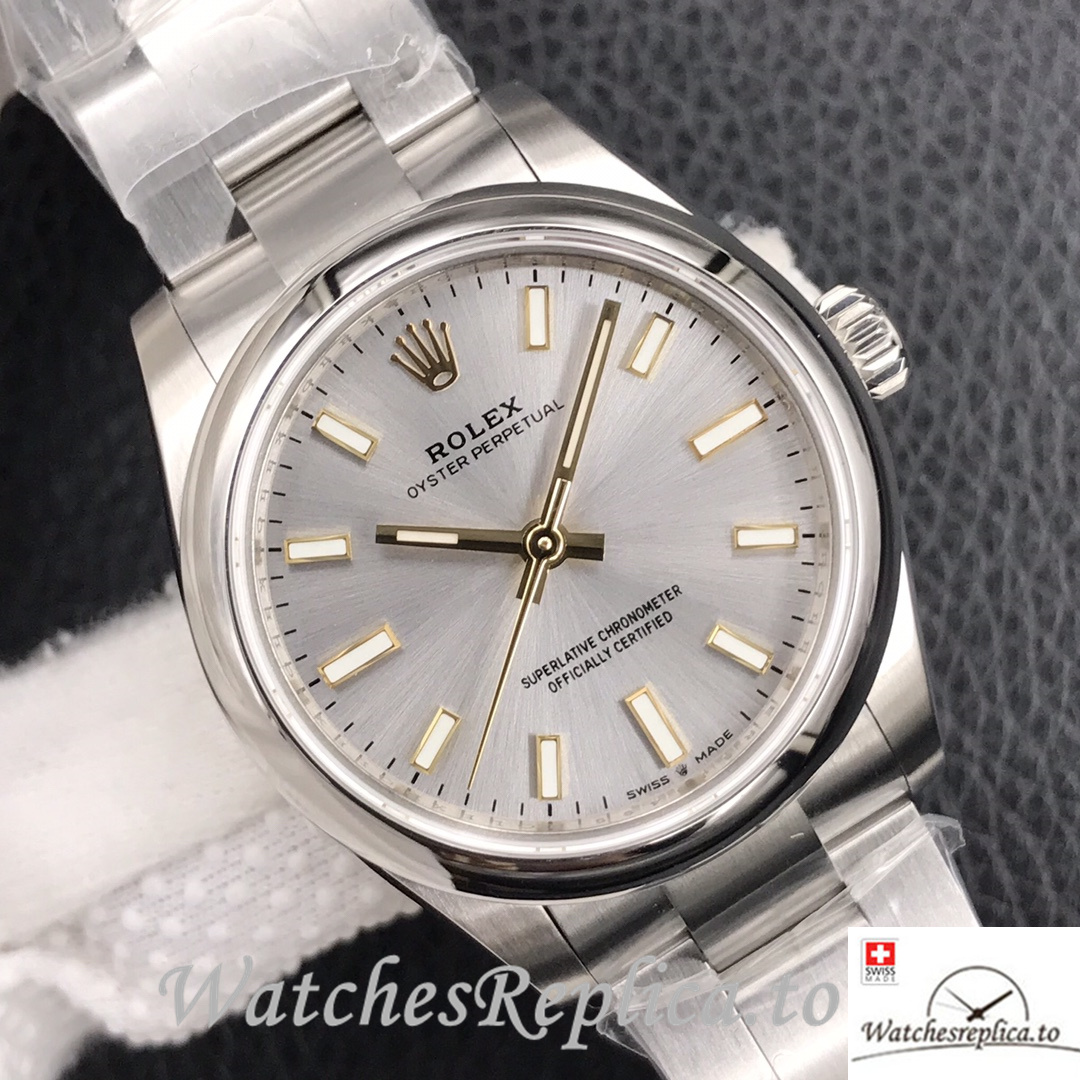 Swiss Rolex Oyster Perpetual Replica 277200 Stainless steel strap 31MM - WatchesReplica.is