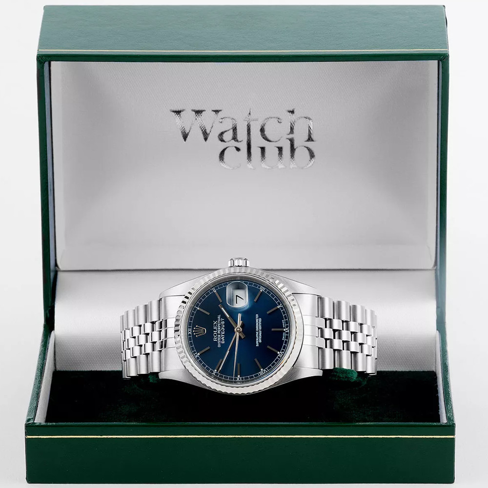 Rolex Datejust Blue Dial 16234 - WatchesReplica.is