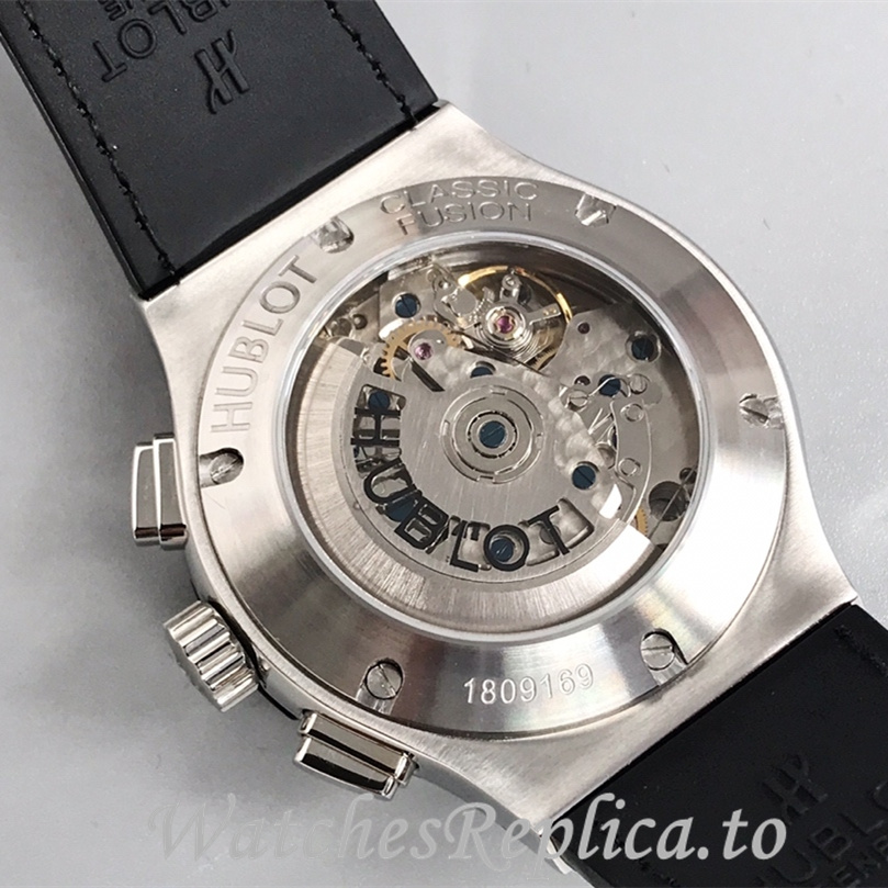 Hublot Replica Classic Fusion Leather strap 45MM - WatchesReplica.is