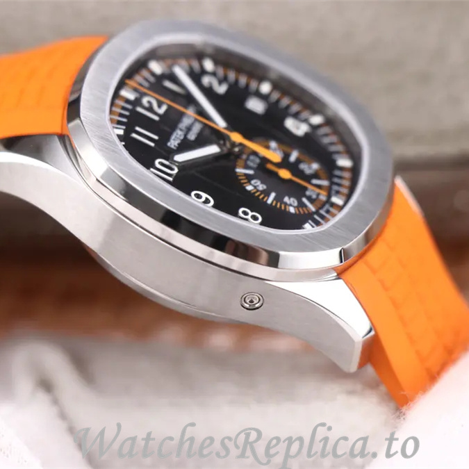 Patek Philippe Replica Aquanaut 5968A-001 Rubber strap 40MM - WatchesReplica.is