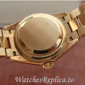Swiss Rolex Datejust Replica 178278 Yellow Gold strap 31MM - WatchesReplica.is