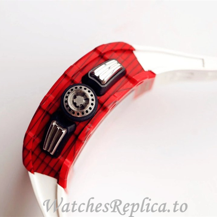 Richard Mille Replica RM011 Rubber strap 50MM - WatchesReplica.is
