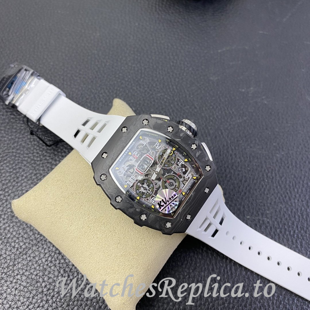 Richard Mille Replica RM-011 Rubber strap 50MM - WatchesReplica.is