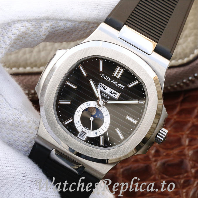 Patek Philippe Replica Nautilus 5726 Rubber strap 40.5MM - WatchesReplica.is