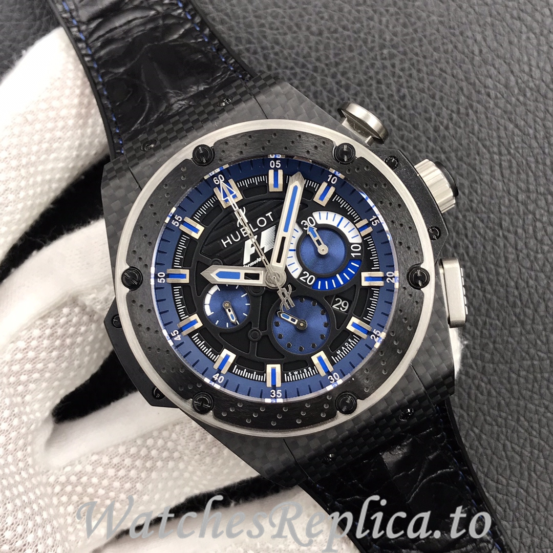 Hublot Replica King Power F1 Rubber strap 45MM - WatchesReplica.is