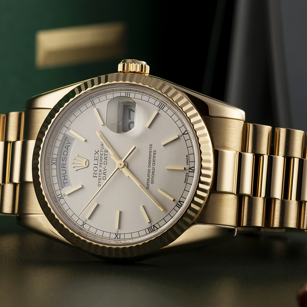 Rolex Replica Day-Date 36mm 18238 - WatchesReplica.is