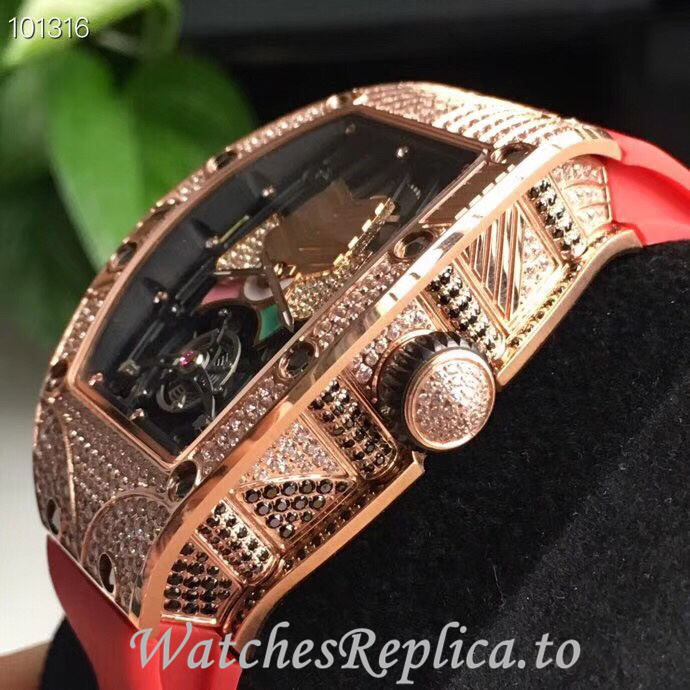 Richard Mille Replica RM71-01 Rubber strap 52.20x34.40MM - WatchesReplica.is