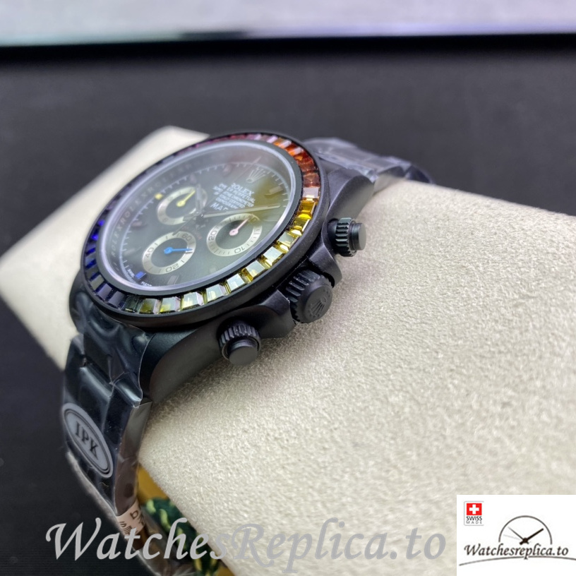 Swiss Rolex Daytona 116598RBOW Replica Stainless steel strap 40MM - WatchesReplica.is