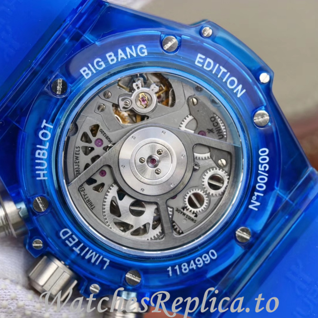Hublot Replica 411.JX.4802.RT Rubber strap 45MM - WatchesReplica.is