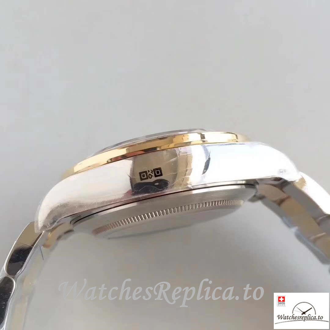 Swiss Rolex Daytona Cosmograph Replica 116503 002 Yellow Gold Strap 40MM - WatchesReplica.is