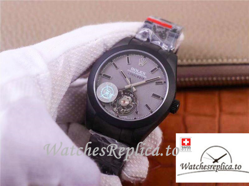 Swiss Rolex Milgauss Base 116400 Label Noir Design Replica LNT01HS-001 Black Bezel 40MM - WatchesReplica.is