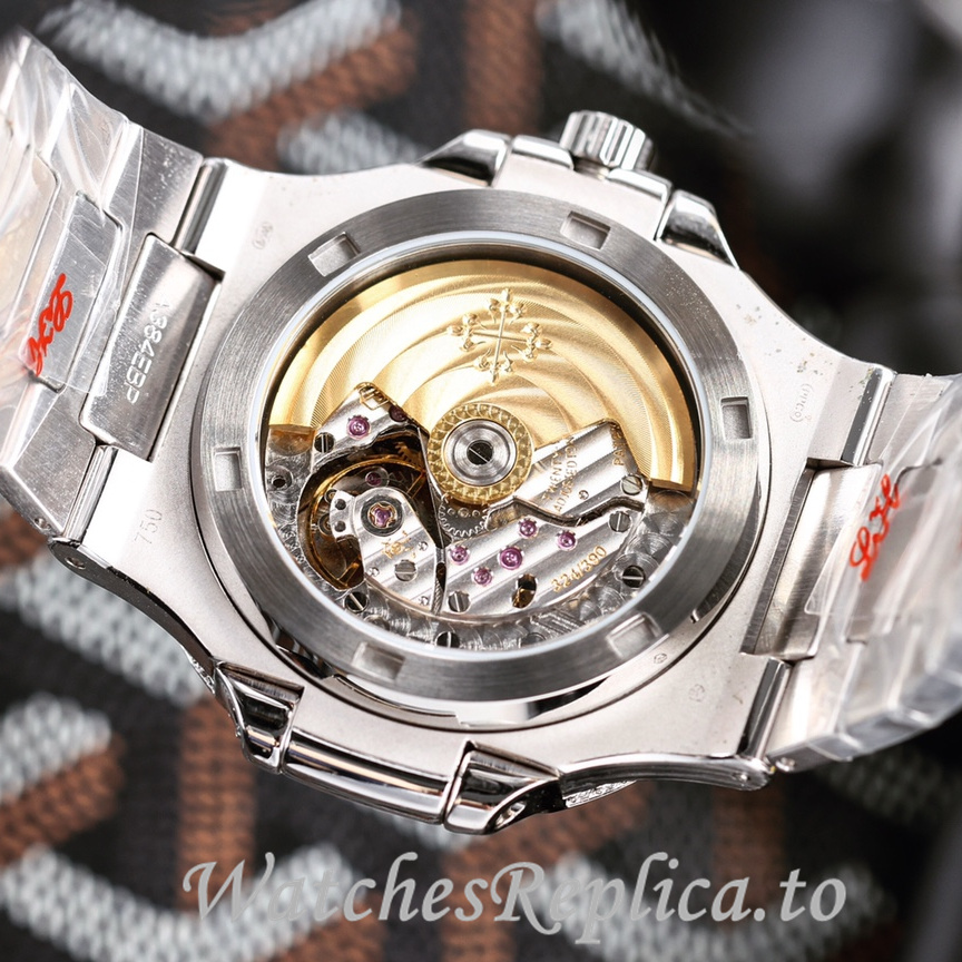 Patek Philippe Replica Nautilus 5711 Diamonds paved strap 40MM - WatchesReplica.is